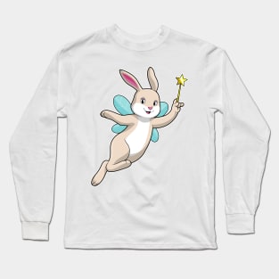 Rabbit as Fairy with Magic wand Long Sleeve T-Shirt